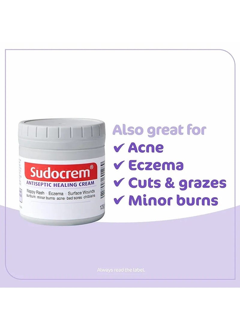 Sudocrem Antiseptic Healing Cream - 125g (Pack of 12) | Fast Relief for Rashes, Cuts, Burns & Surface Wounds  - Image 2