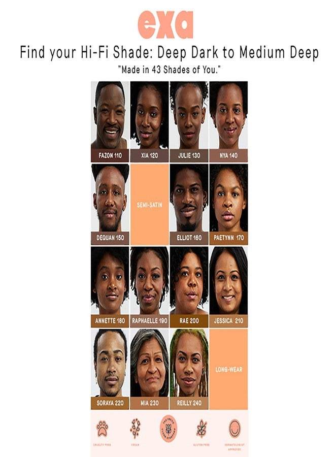 Exa Beauty - Natural High Fidelity Foundation | Clean, Vegan, Cruelty-Free Makeup (Gretta 460) - Image 5