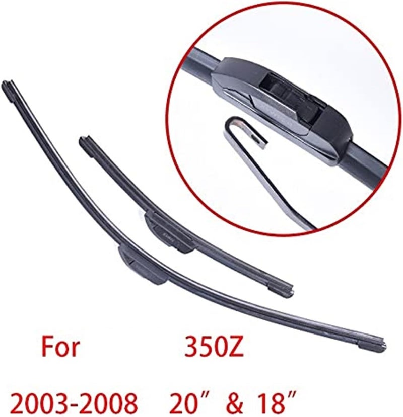 DEMULAX Wiper Blades for Nissan 350Z (2003-2008) - Image 4