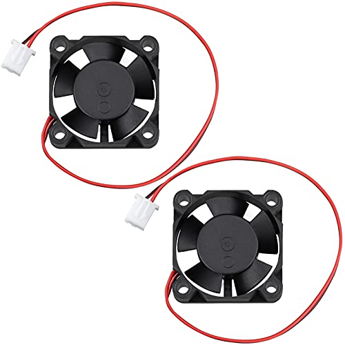 GDSTIME 30mm x 30mm x 10mm 1 inch Small 12V DC Brushless Cooling Fan 2-Pack - Image 1