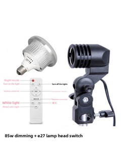 General Aolis LED Professional Fill Light Remote Control God Girl Light Round Hair Light Soft Light Box Live Photography Light-Light Source Color:150 Watt Three-color Dimming +2.1 M Telescopic Bracket + E27  - Image 5