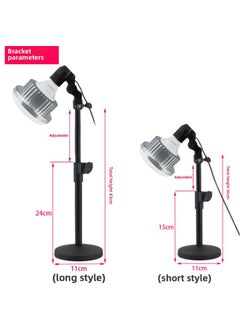 General Aolis LED Professional Fill Light Remote Control God Girl Light Round Hair Light Soft Light Box Live Photography Light-Light Source Color:150 Watt Three-color Dimming +2.1 M Telescopic Bracket + E27  - Image 4