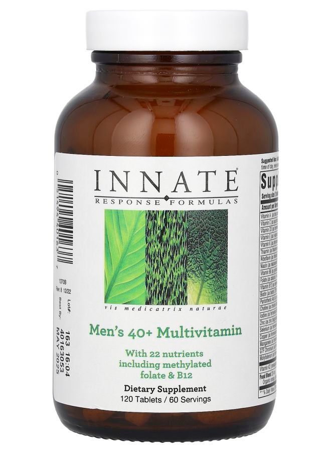 Innate Response Formulas Men's 40+ Multivitamin 120 Tablets