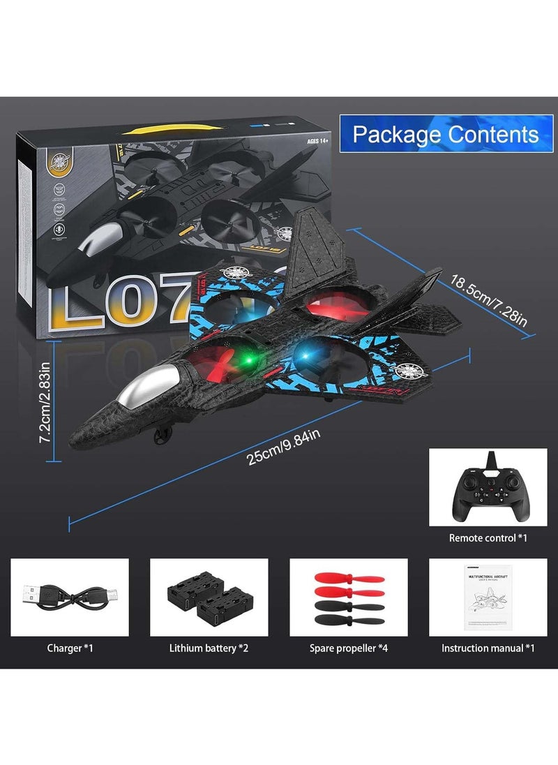 RC Airplane, 2.4GHz Remote Controlled Airplane, L0712 4 Channel Remote Control Airplane  - Image 2