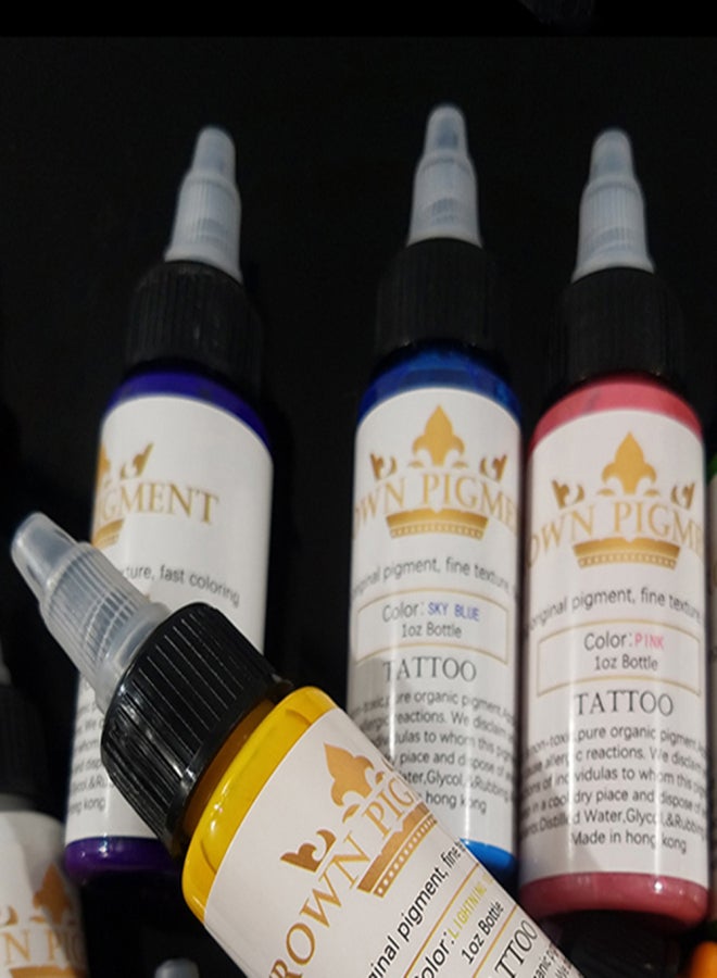 30ml / Bottle T-a-t-t-o-o Ink Professional T-a-t-t-o-o Pigment Semi-permanent T-a-t-t-o-o Body Art - Image 4