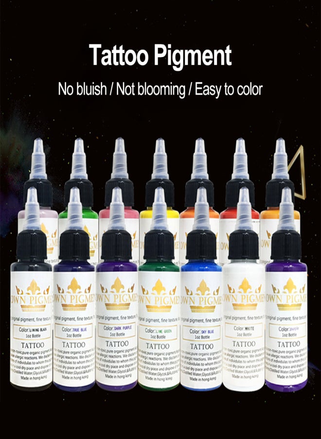 30ml / Bottle T-a-t-t-o-o Ink Professional T-a-t-t-o-o Pigment Semi-permanent T-a-t-t-o-o Body Art - Image 3