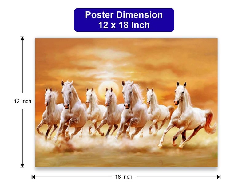 INKLICK لوحة إينكليك لسبعة خيول عداءة فاستو - Image 3