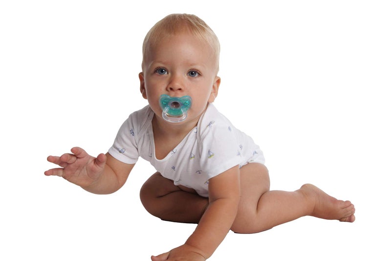 Sweetie Silicone Pacifier Refuser Soother 100% Silicone BPA Free 2 Count (Turquoise) - Image 5