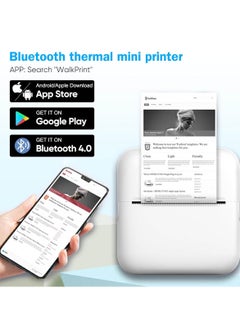 Mi techo Mi Techo Rechargeable Mini Pocket Printer With Inkless Thermal Compact Printing Technology For Printing Photos Labels Texts and Sketch  - Image 2