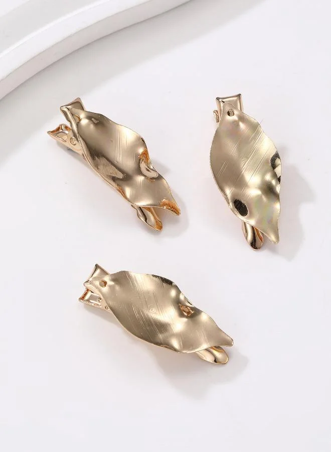 Take Two Take Two Leaf Shape Iron Hair Clip