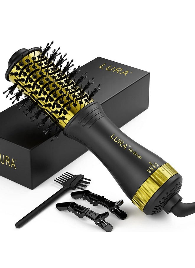 LURA - Small Hot Air Brush For Shoulder-Length Styling, 2 Inch Blow Dryer And Styling Brush In One - Image 1