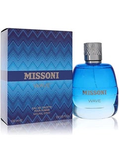 MISSONI Missoni Missoni Wave Men EDT Spray, 3.4 Fl Oz (Pack of 1) 
