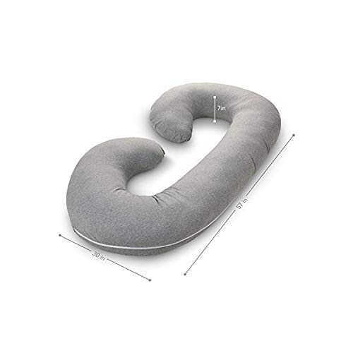 METRONFull Body Pregnancy Pillow C Shaped Soft Support Cushion for Maternity Nursing and Back Pain Relief Husbands can Also Use - Image 4