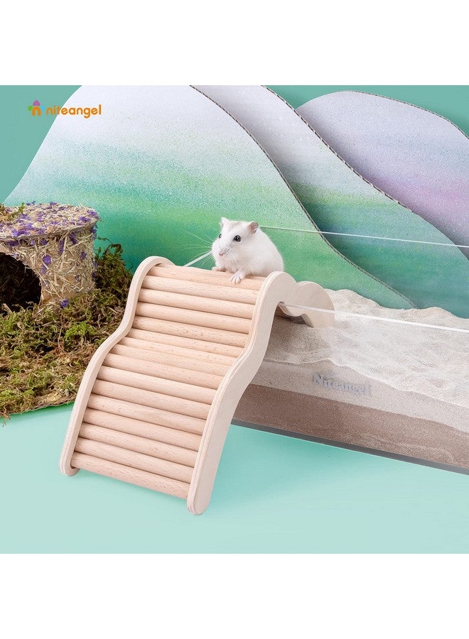 نيتينجيل جسر تسلق سلم من نايت أنجل للهامستر، صندوق حمام رملي أريكليك أو حيوانات أليفة أخرى صغيرة الحجم - Image 2