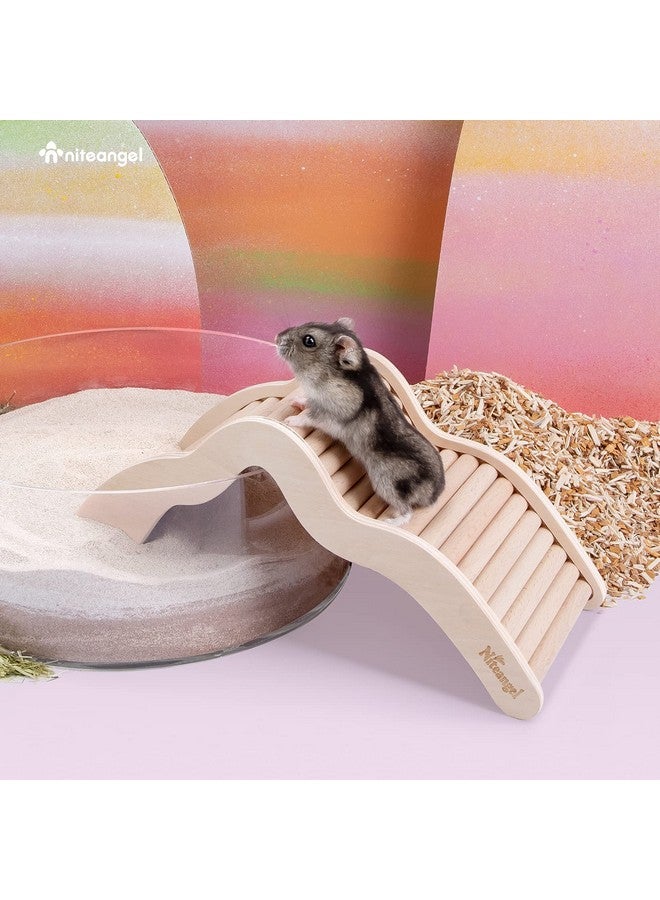 نيتينجيل جسر تسلق سلم من نايت أنجل للهامستر، صندوق حمام رملي أريكليك أو حيوانات أليفة أخرى صغيرة الحجم - Image 4