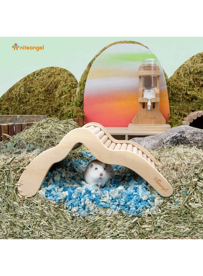 نيتينجيل جسر تسلق سلم من نايت أنجل للهامستر، صندوق حمام رملي أريكليك أو حيوانات أليفة أخرى صغيرة الحجم - Image 3