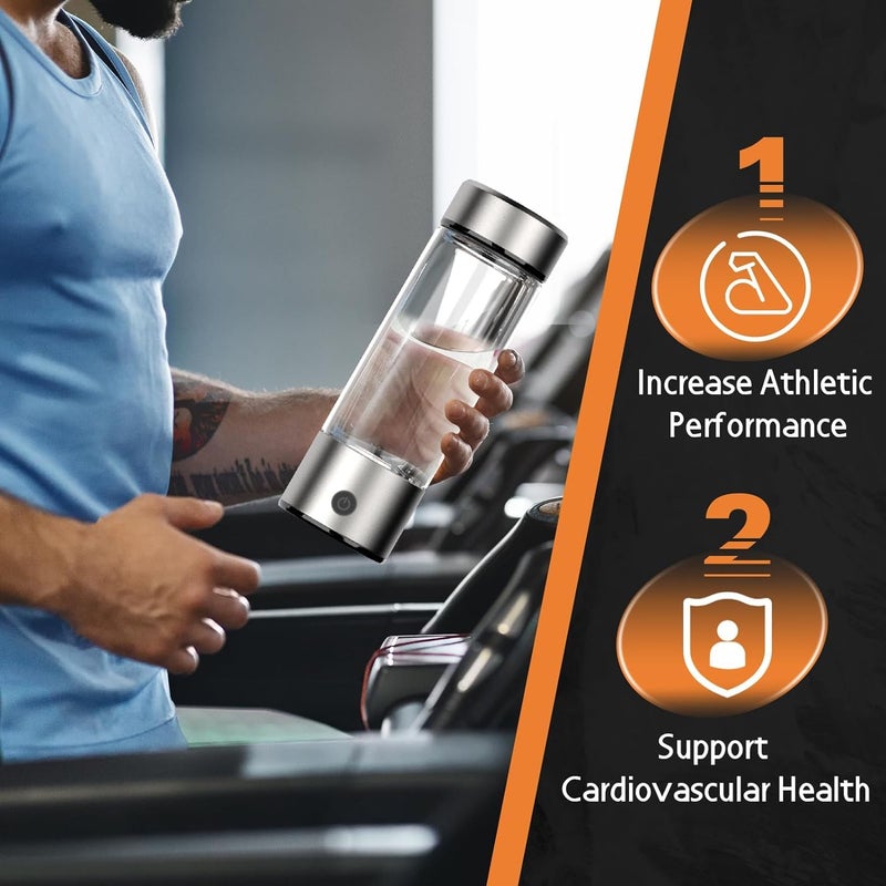 CBEX Hydrogen Water BottleVersion Ion Membrane Hydrogen Water Bottle GeneratorIon Water Bottle Improve Water Quality In 3 MinutesWater Ionizer Machine For Purified Water - Image 5
