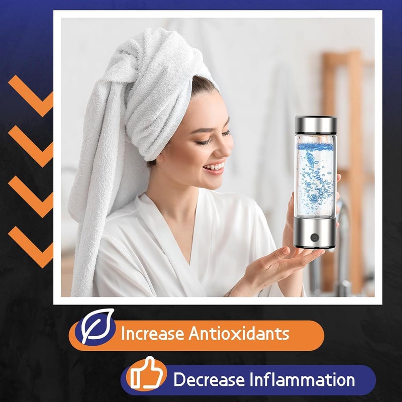 CBEX Hydrogen Water BottleVersion Ion Membrane Hydrogen Water Bottle GeneratorIon Water Bottle Improve Water Quality In 3 MinutesWater Ionizer Machine For Purified Water - Image 4