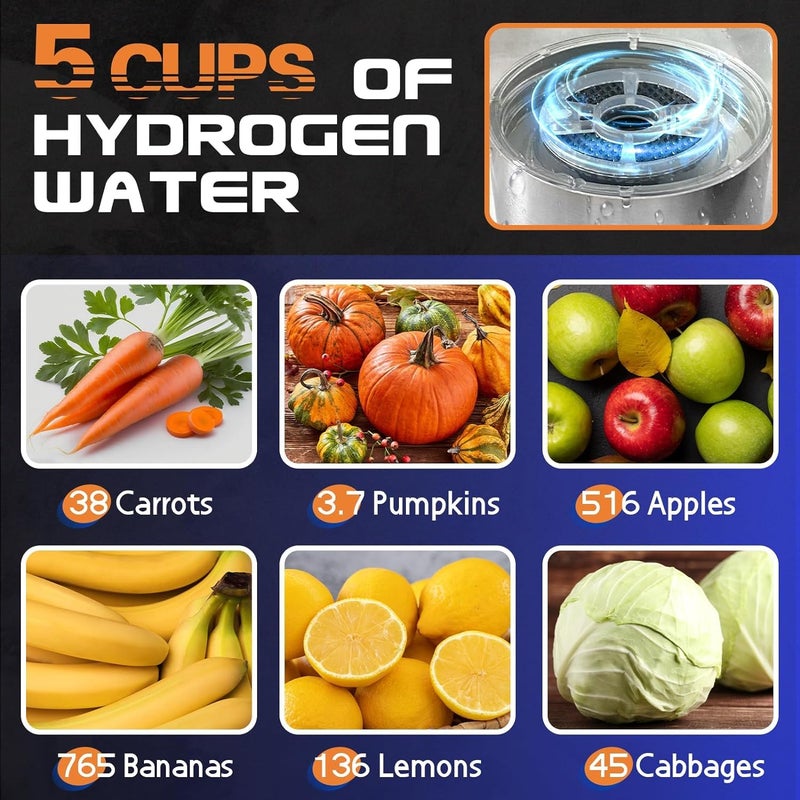 CBEX Hydrogen Water BottleVersion Ion Membrane Hydrogen Water Bottle GeneratorIon Water Bottle Improve Water Quality In 3 MinutesWater Ionizer Machine For Purified Water - Image 3