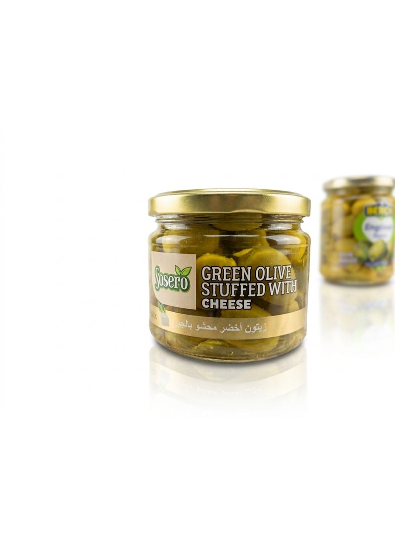 Sosero GREEN OLIVE STUFF CHEESE 290GM - Image 2