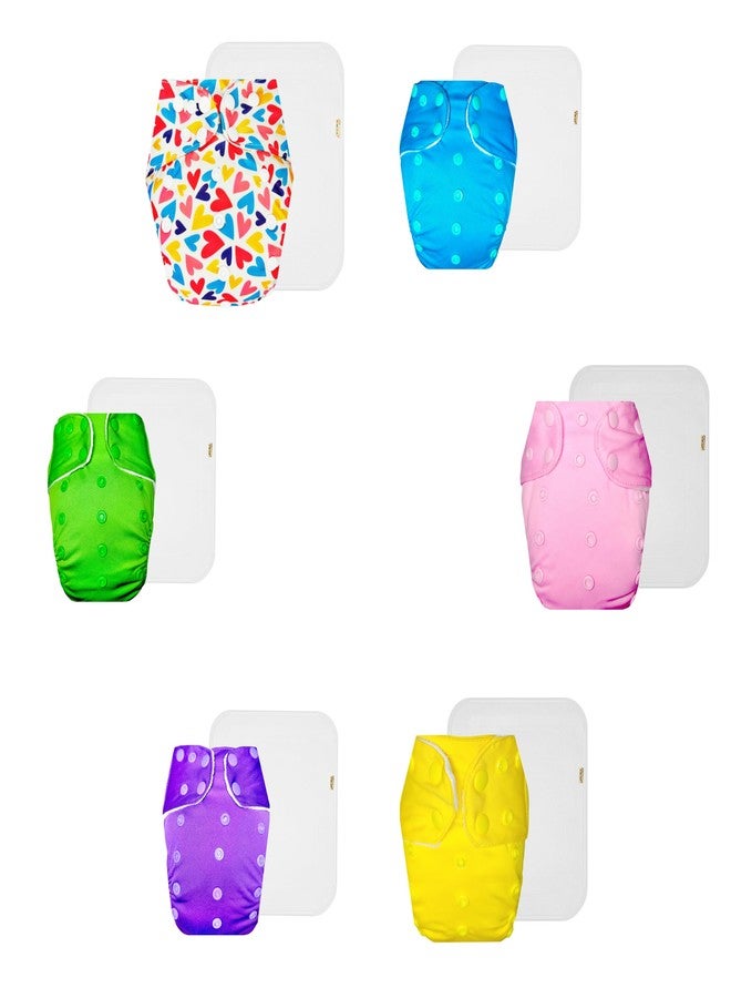 حفاضات دمبلدو القماشية الممتازة مع حشوة قطنية (عبوة من 6 قطع) | ملائمة ومريحة | تسمح بمرور الهواء | مناسبة للسفر | موثوقة من قبل الأمهات | من 3 أشهر إلى 3 سنوات | للجنسين - Image 1