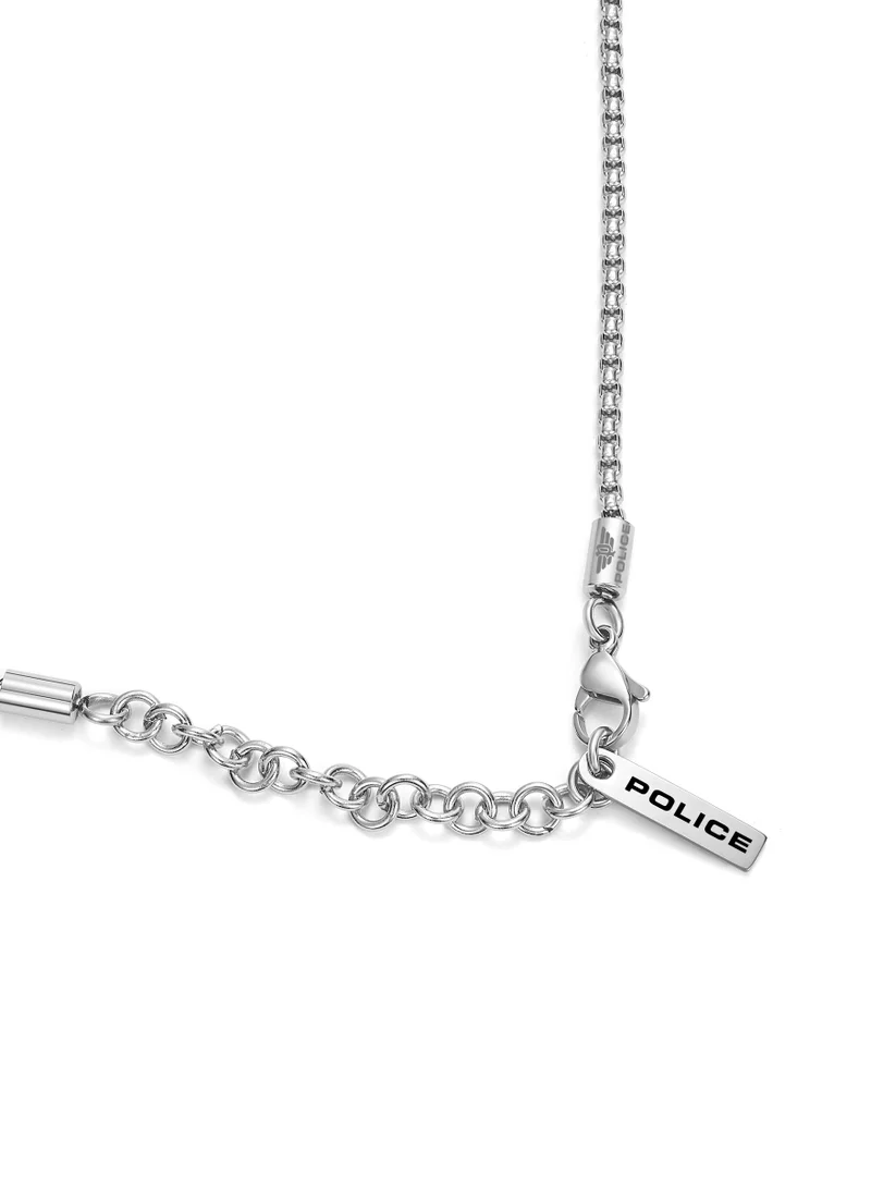 Police  Octogram Stainless Steel Gents Necklace with Sun Pendant for Men | Best Price UAE