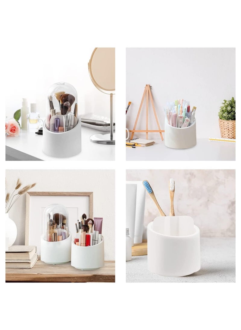 Generic - Rotating Makeup Brush Organizer - Image 1