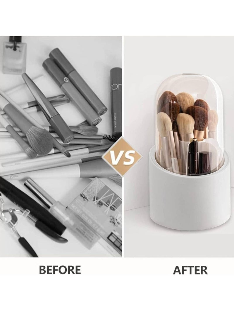 Generic - Rotating Makeup Brush Organizer - Image 1