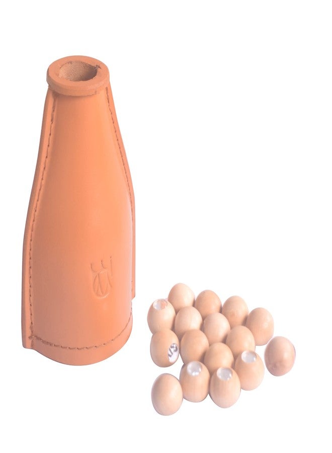 CROWN ME Billiard leather pool shaker bottle, talley bottle, pea bottle - Image 1