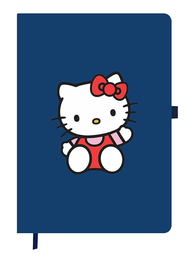 Theodor Designer A5 Thick Blue Hardcover Notebook Hello Kitty - Image 1