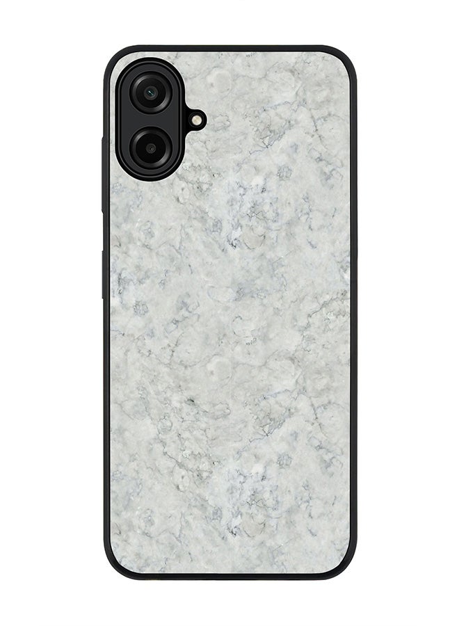 For Samsung Galaxy A07 4G Case,Slim fit Camera Protection, Shockproof Thin Phone cover  - Marble Texture White