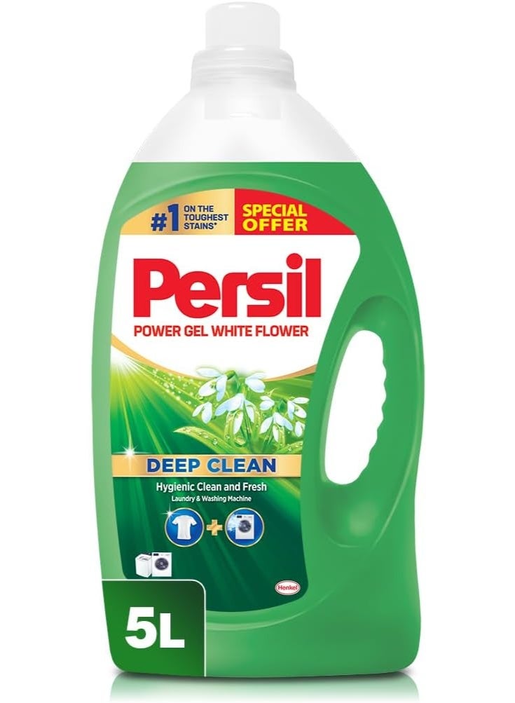 Persil Gel Liquid Laundry Detergent With Deep Technology Flower 5L - Image 1
