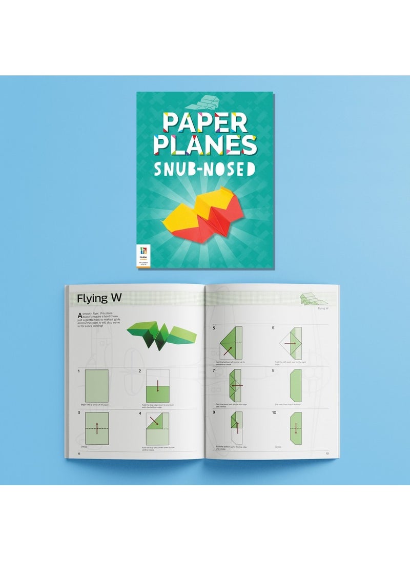 Hinkler Ultimate Paper Planes Activity Case – Complete Paper Planes Craft Kit for Kids, Includes Colourful Paper, Instructions, and Designs, Create Fun Flying Planes, Develops Creativity and Fine Motor Skills - Image 4