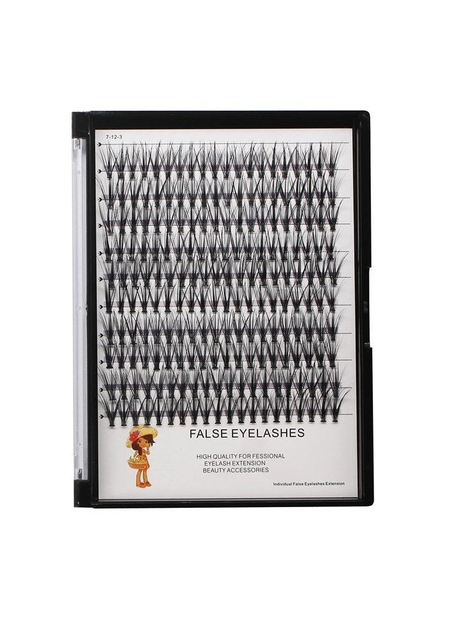Bodermincer 20D 8-20mm To Choose Professional Makeup Individual Cluster Eyelashes Grafting Fake False Eyelashes Eyelash Extension Individual Eyelash Bunche (20D-11mm) 