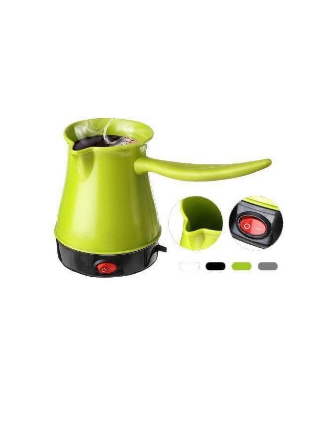 بروفيسور ماكينة كهربائية لتحضير القهوة التركية، صانعة قهوة باستطاعة 800 وات، سعة 1-5 أكواب (500 مل) - الوان مميزة - Image 1