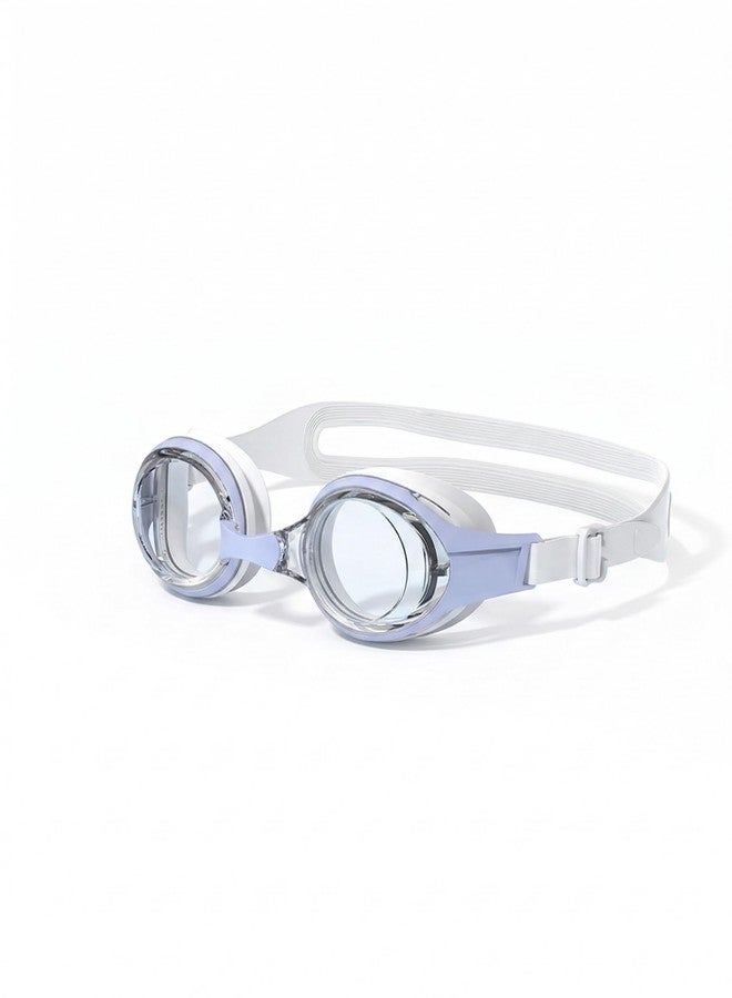 BURNLAB Swimming Goggles for Everyday Pool Use, Clear Vision Lens, Easy Adjustable Strap, Unisex Adult (blue and white) - Image 2