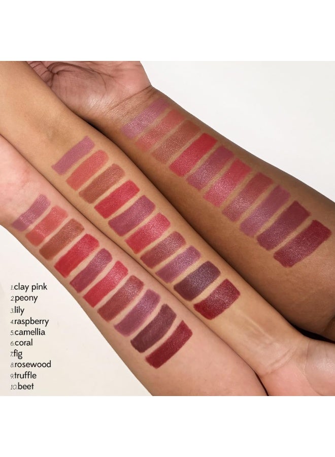 Ruby's Organics OneStick Lipstick for Women - Blurr, Lip and Cheek Contour Crayon, Matte Finish, Lip Makeup - Enriched with Antioxidants and Vitamins, Chemical Free - Coral - Image 2