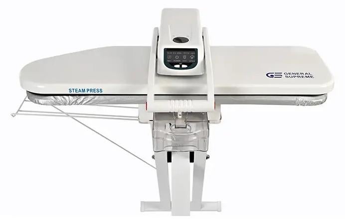 جنرال سوبريم كاوية بخار كبس، 32 انش ، مع حامل(ستاند)، 1600 واط، ابيض - Image 1