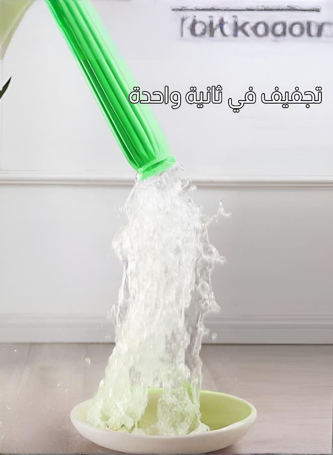 Large Mop Head: Saves Time & Effort for Efficient Home Cleaning Tools，Hands-free self-twisting rotary mop wet and dry dual-use mop household one-second squeeze water large water-absorbing mop super decontamination mop home cleaning floor cleaning - Image 4