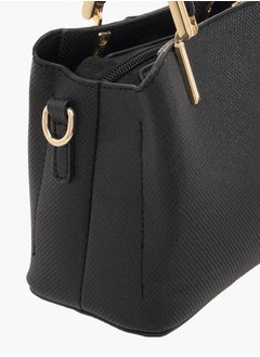 Flora Bella By Shoexpress Women's Textured Tote Bag with Double Handle and Zip Closure Ramadan Collection  - Image 5
