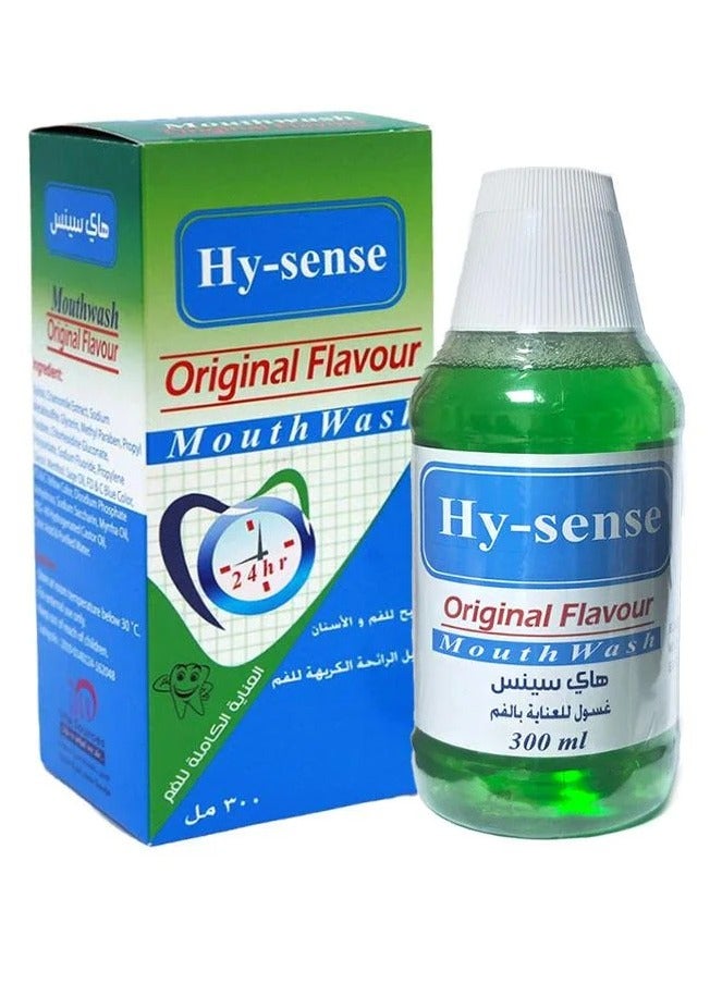 HY-SENSE Original Flavour Mouth Wash - 300 ml - Image 1