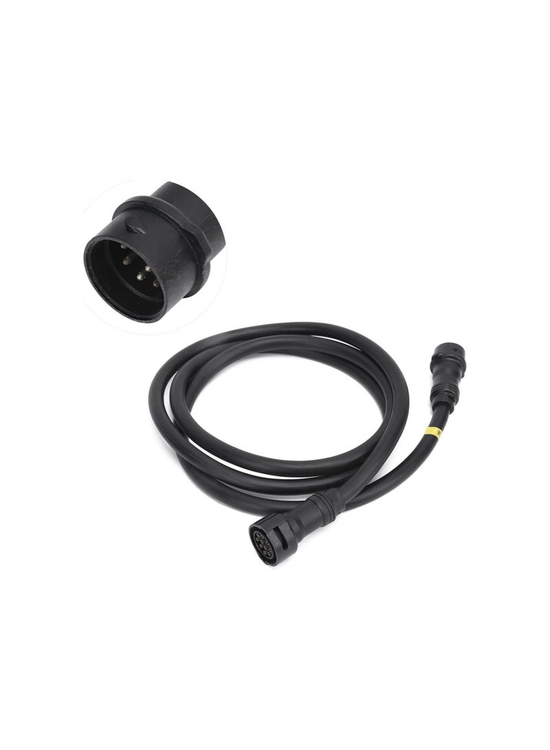 Main Wire Harness, 2m 10 Pin Outboard Main Wire Harness Extension Cable 688?8258A?10?00 Replacement for Yamaha Outboard 703 Remote Control Box