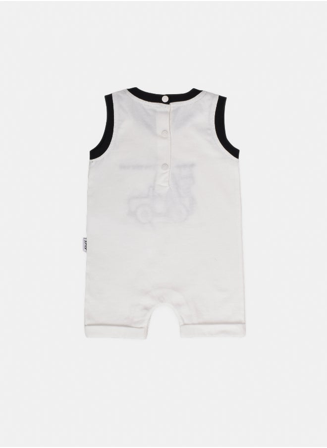 Junior Baby Boys Printed Romper  - Image 2