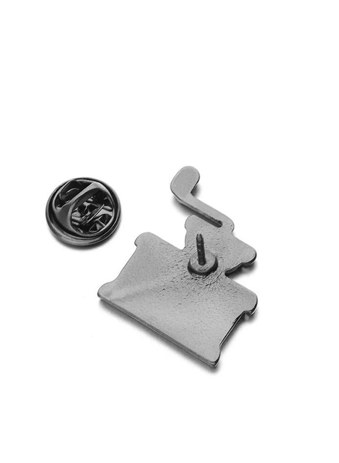 Distinctive and elegant unisex brooch with coffee bean bag design accessory for baristas and coffee lovers Suitable for bags and clothes beautiful gift - Image 3