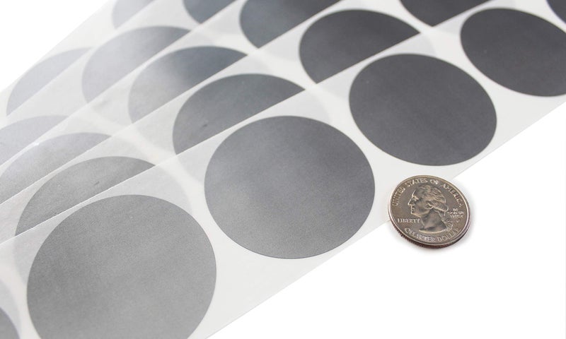 My Scratch Offs Scratch Off Sticker 2 inch Silver Round Labels for DIY Make Your Own Lottery Raffle Ticket Games 250 Pack My Scratch Offs 
