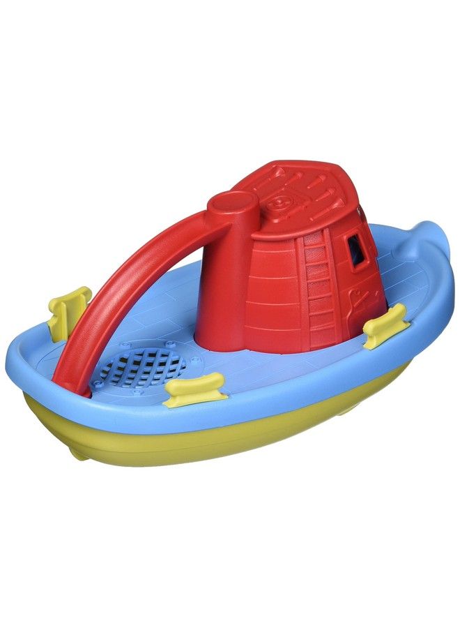 Green Toys قارب سحب أحمر Cb - Image 3