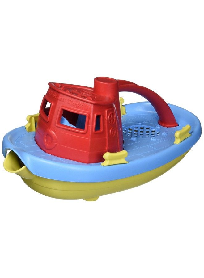 Green Toys قارب سحب أحمر Cb - Image 2