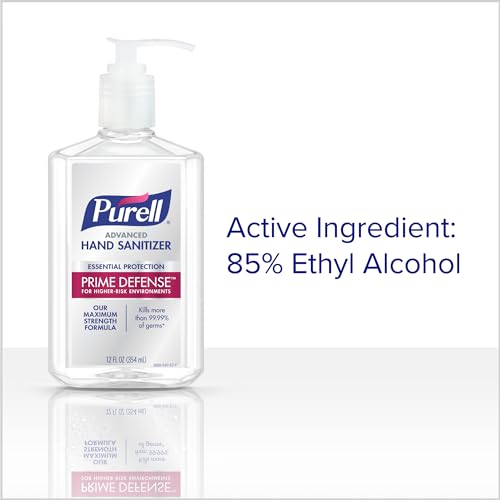 Purell Prime Defense Advanced Hand Sanitizer, Essential Protection, 12 fl oz Pump Bottles (Pack of 4) - 3699-06-EC2 - Image 4