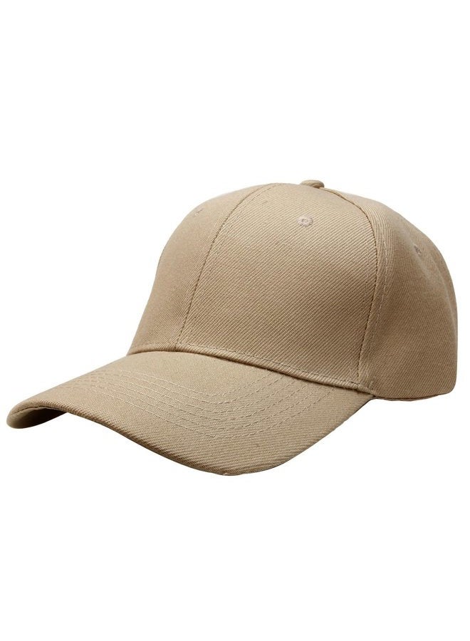 Falari Baseball Cap Adjustable Size for Running Workouts and Outdoor Activities All Seasons (1pc Khaki) - Image 1