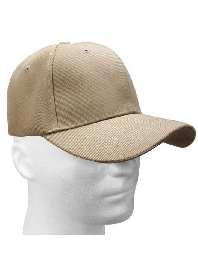 Falari Baseball Cap Adjustable Size for Running Workouts and Outdoor Activities All Seasons (1pc Khaki) - Image 5